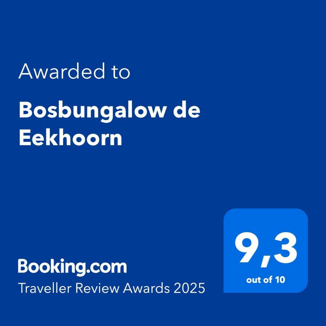 Bosbungalow De Eekhoorn Nunspeet Exteriör bild